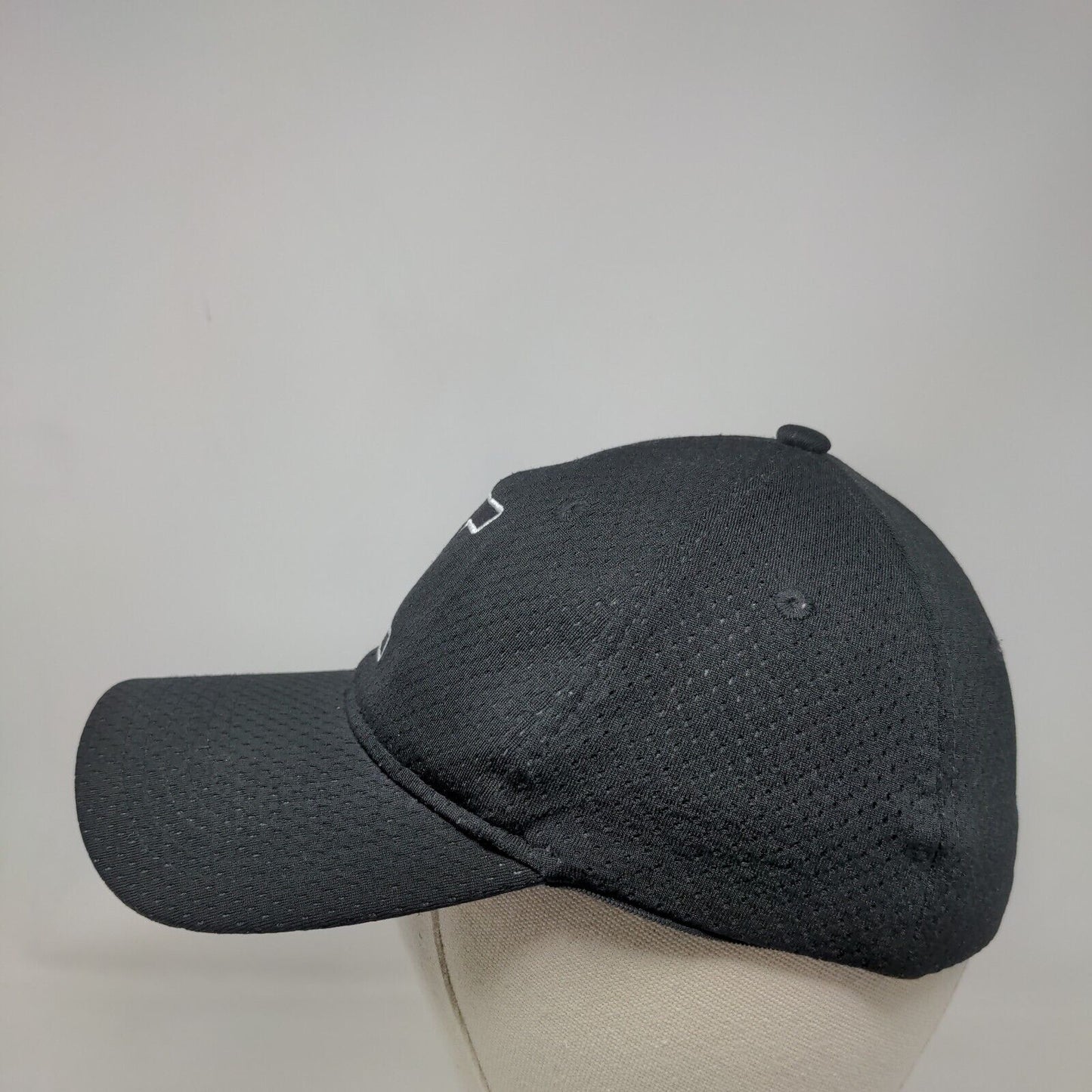 Lavallee 33 Youth Fitted Hat Black One Size Embroidered Augusta Sportswear
