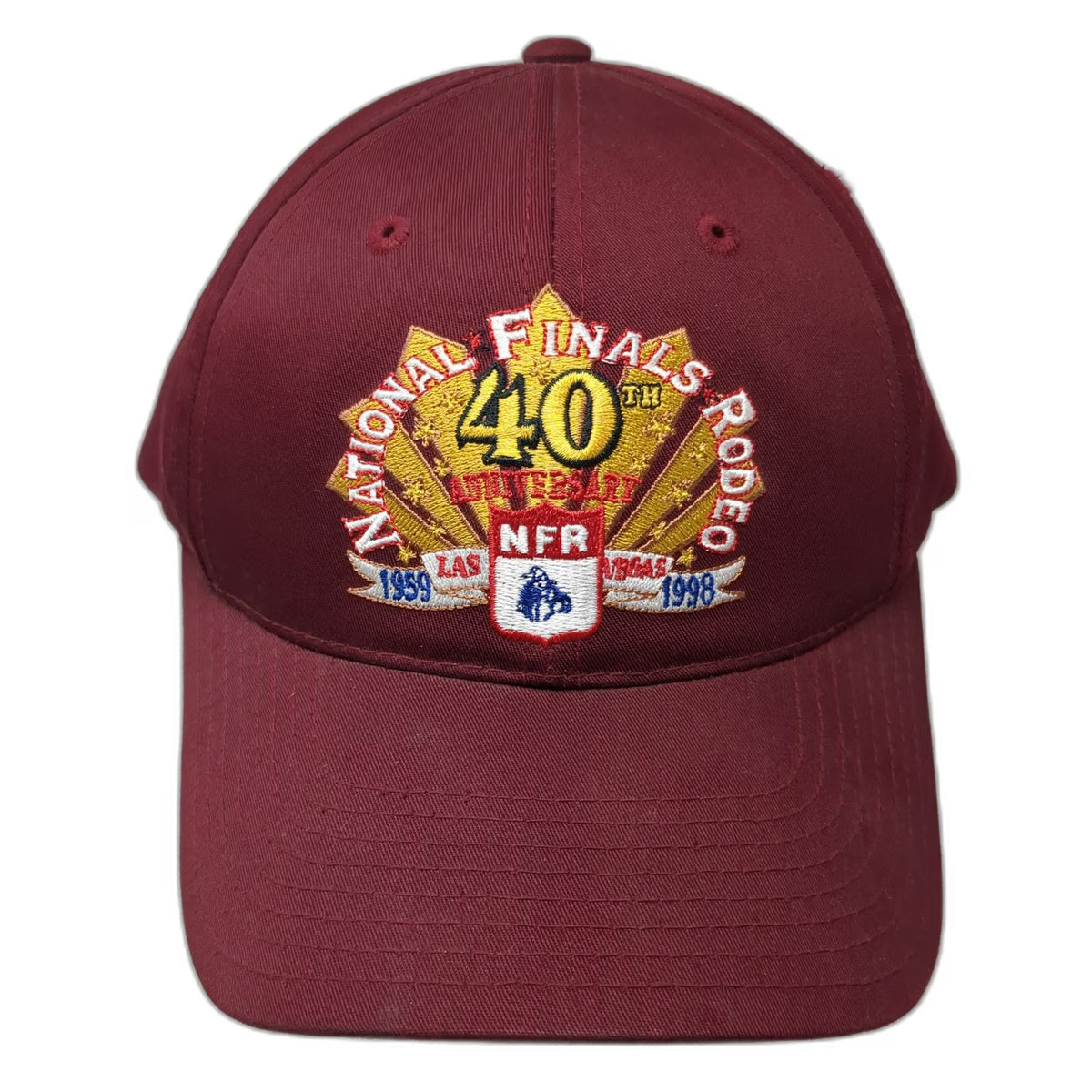 Rodeo America Snapback Red OSFM National Finals Rodeo NFR 40th Anniversary hat