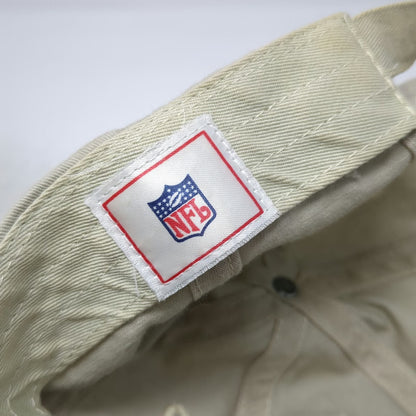 NFL New England Patriots Cap Beige One Size Slideback Embroidered Shield Logo