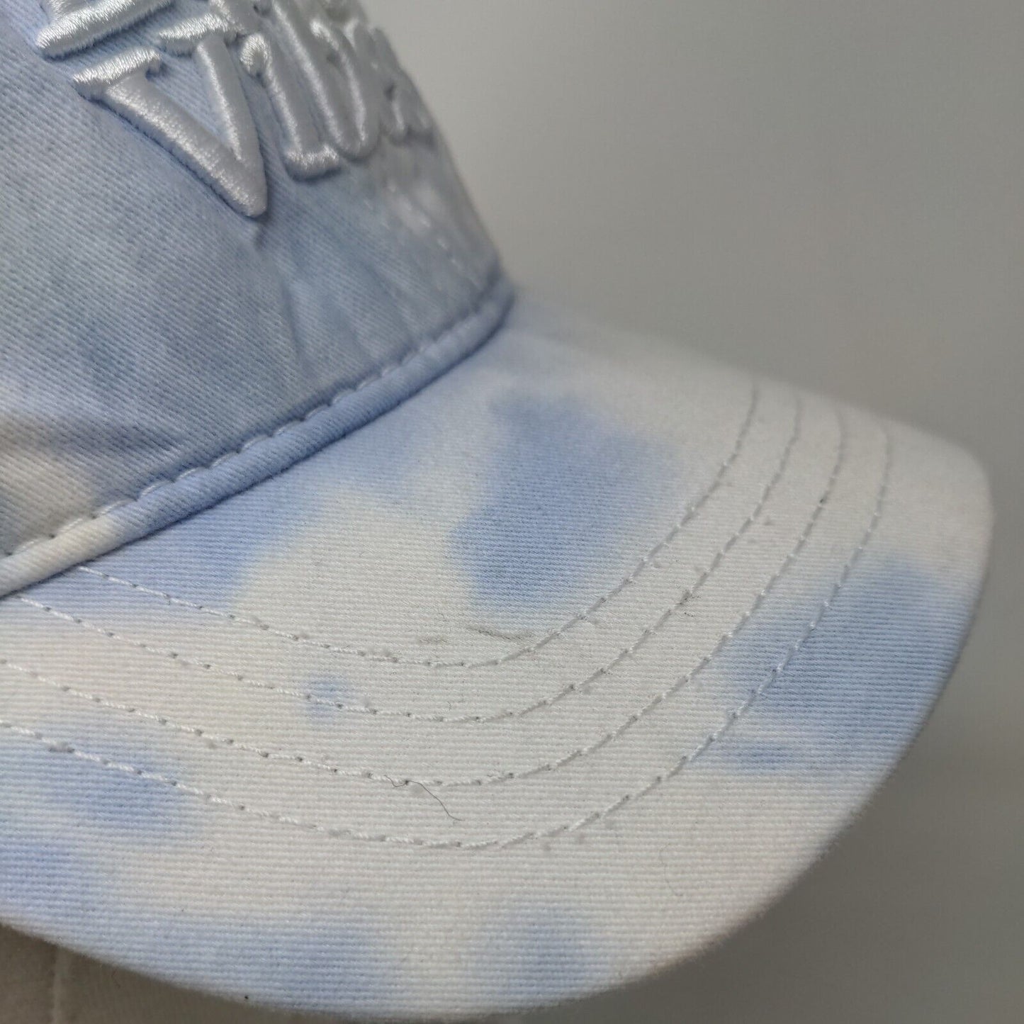 Lake Vibes Slideback Hat Multi OSFM Embroidered Adjustable Tie Dye