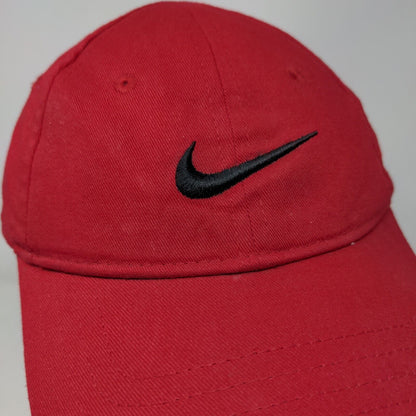 Nike Toddler Strapback Hat Red One Size Adjustable Embroidered SwooshJust Do It