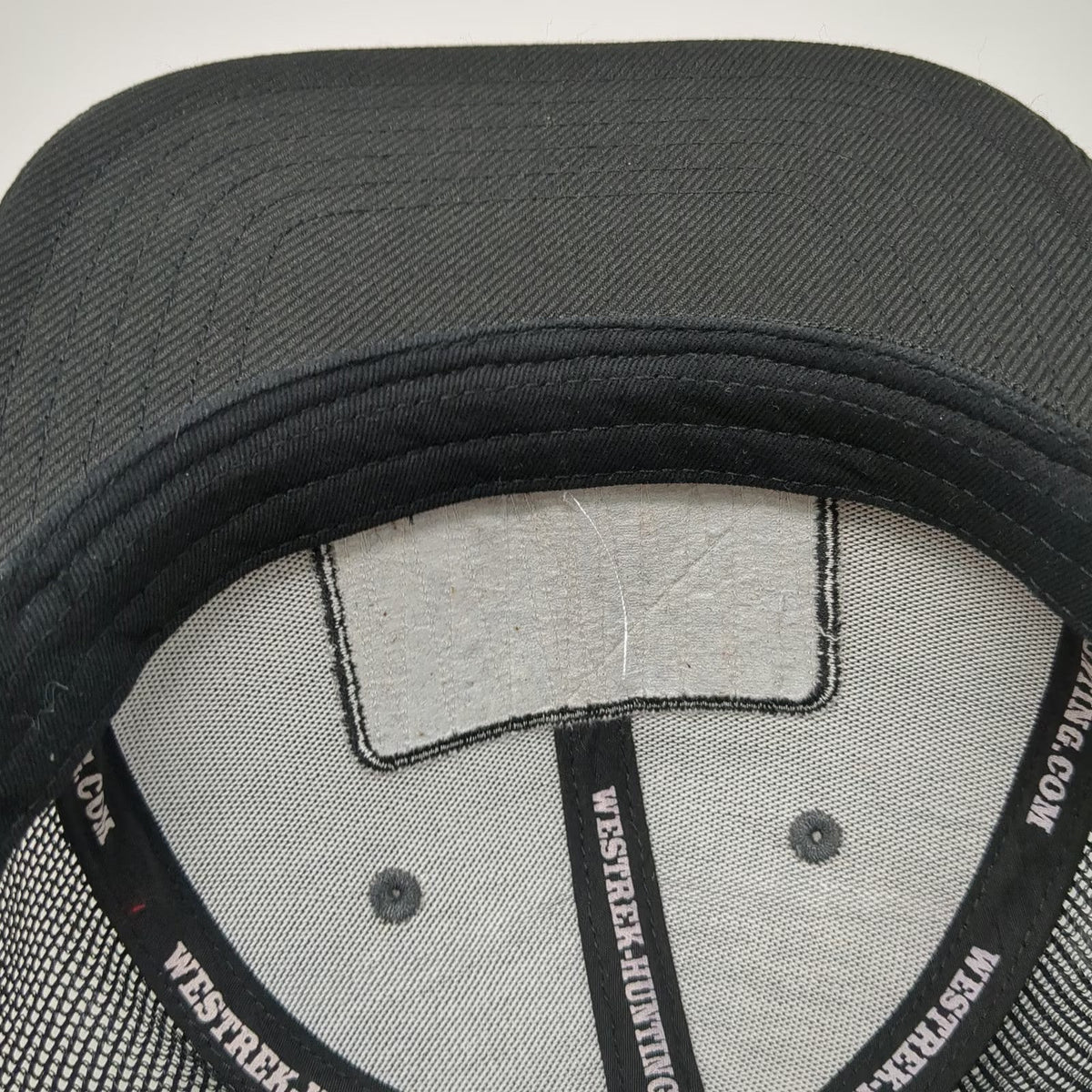 Westrek Trucker Hat Black One Size Snapback Mesh Back Deer Patch Hunting