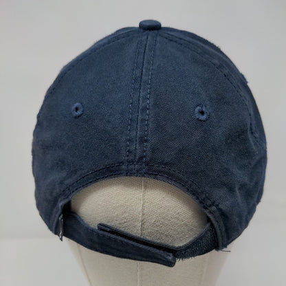 Yellowstone 72 Strapback Hat Blue OS Adjustable Distressed Ouray Sportswear