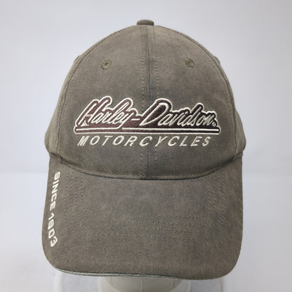 Harley-Davidson Motorcycles Strapback Hat Green One Size BoDo District