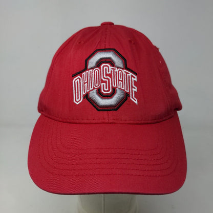 Ohio State University Buckeyes Men's Strapback Hat Red Size OS Embroidered Logo