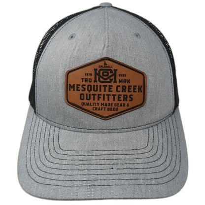 Richardson Trucker Hat Gray One Size Snapback Mesh Mesquite Creek Outfitters