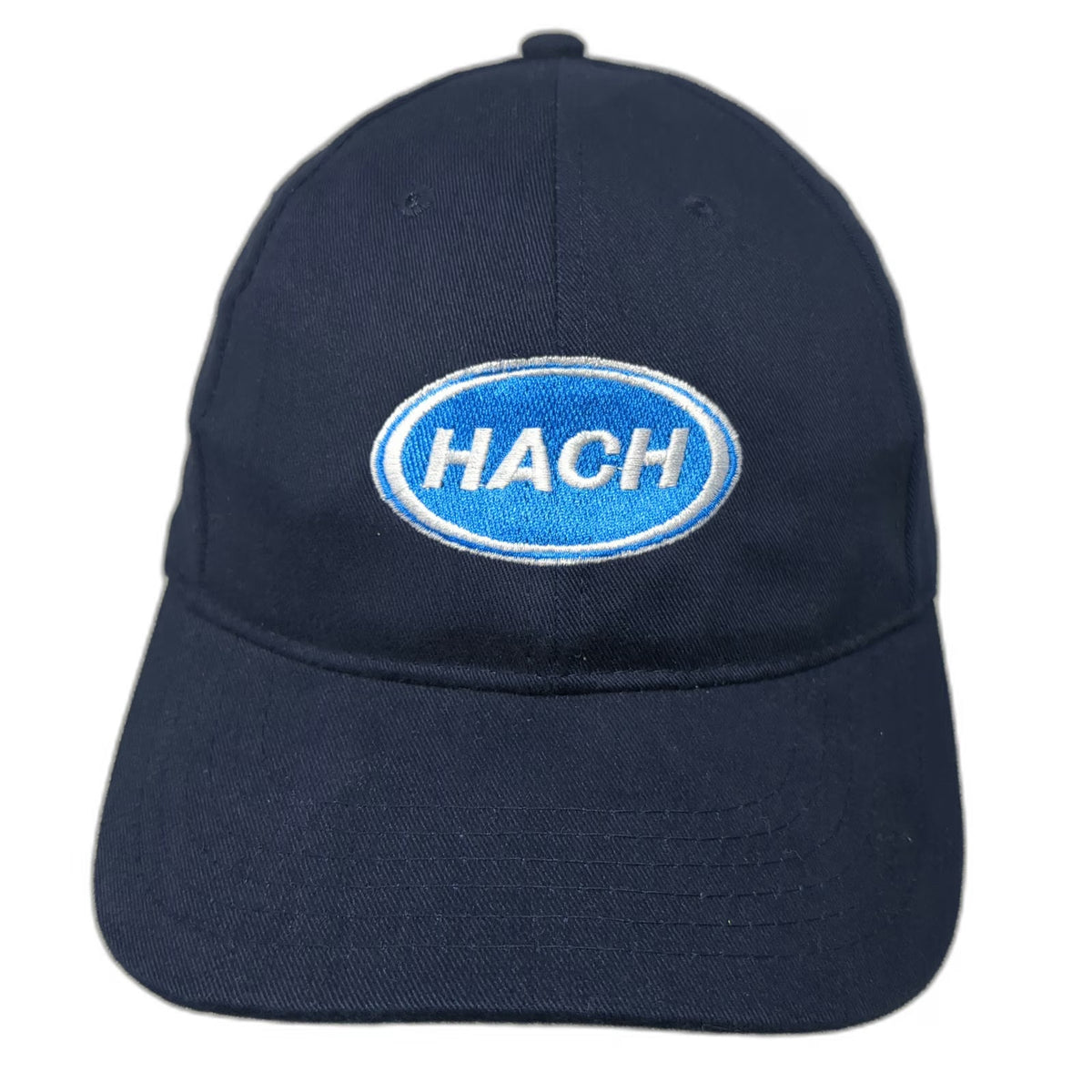 Hach Corporate Logo Blue Baseball Cap Hat One Size Strapback Adjustable