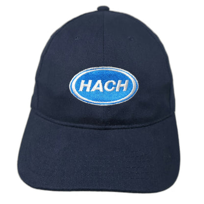Hach Corporate Logo Blue Baseball Cap Hat One Size Strapback Adjustable