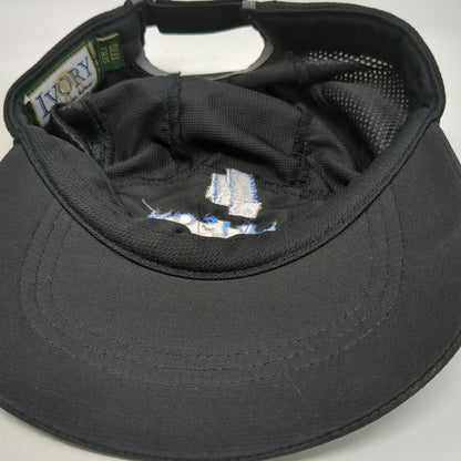 Ivory Baseball Cap Black OSFM Madison Half Marathon Reflective Mesh Running Hat