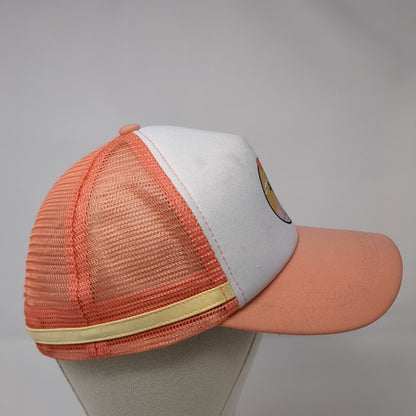 Tropical Palm Tree Snapback Trucker Hat Multicolor One Size Mesh Back ROXY