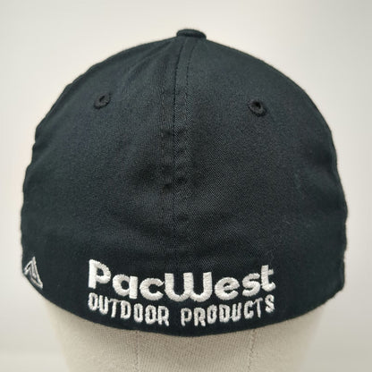 Pacific Headwear Baseball Cap Black 7 3/8 Idaho Star Thin Blue Line Hat PacWest