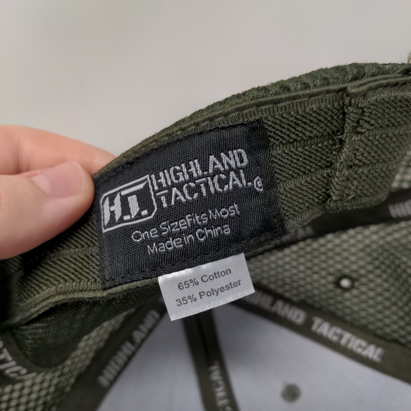 American Flag Mesh Back Fitted Hat Multicolor OSFM Highland Tactical