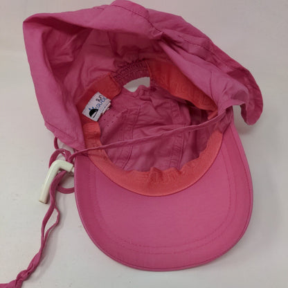 Sunglade UV Flap Cap Pink Large Face Cover Chin Strap Fishing UPF50+