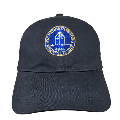 USS Kenneth Whiting Minnesota 2007 Slideback Hat Blue One Size Page & Tuttle