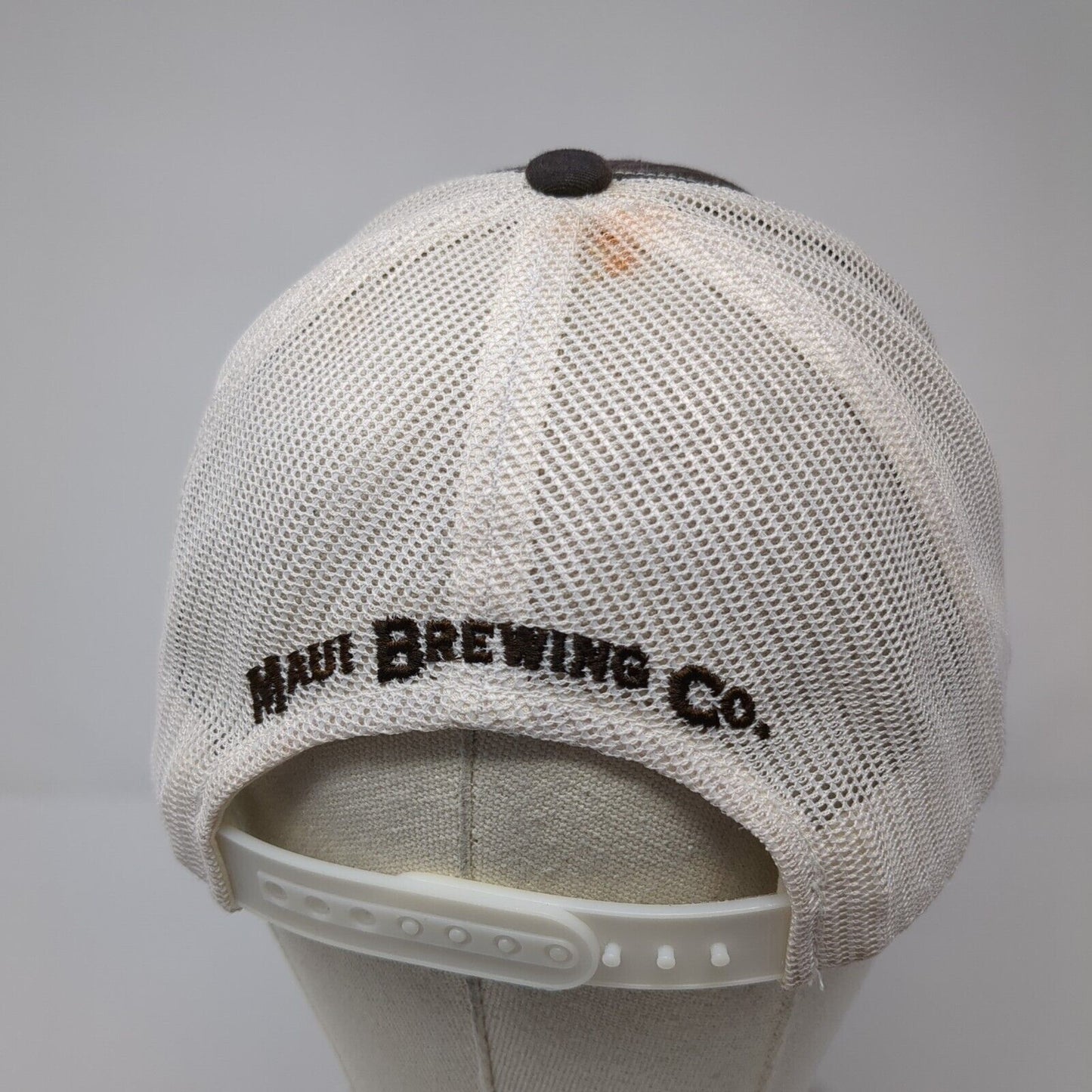 Maui Brewing Co. Turtle Snapback Trucker Hat Black One Size Mesh Back