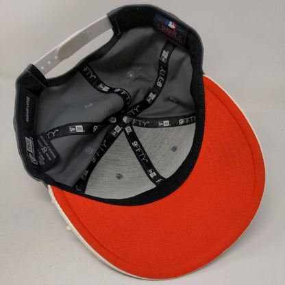 New Era Men's Snapback Hat Gray M-L Embroidered New York Yankees Logo 9Fifty