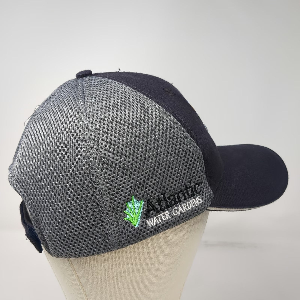 360 Apparel Silver Creek Baseball Cap Gray One Size Mesh Back Strapback Hat