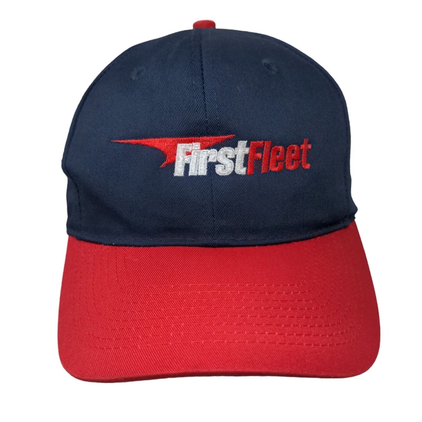 Otto Men's Snapback Hat Blue Red OSFM First Fleet Embroidered Logo