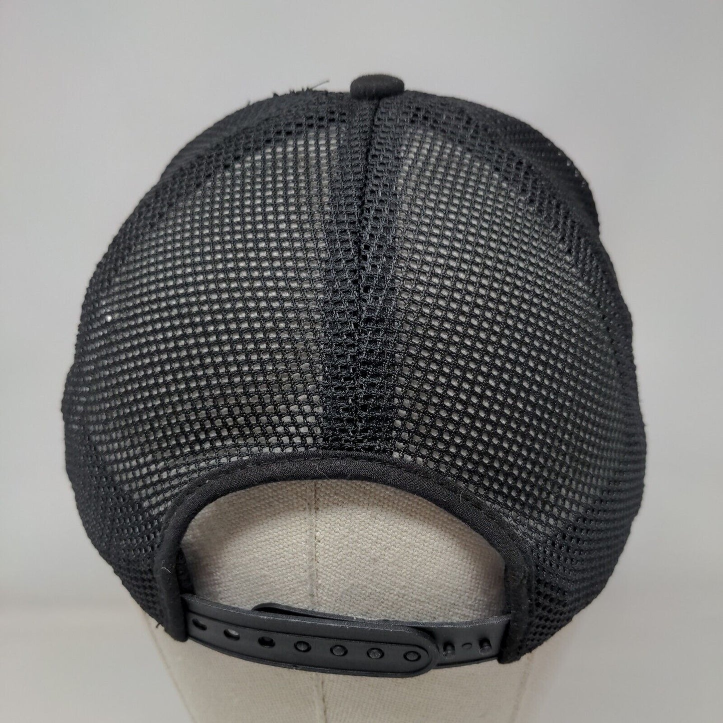 Gaiam Snapback Mesh Back Trucker Hat Black One Size Solid Adjustable