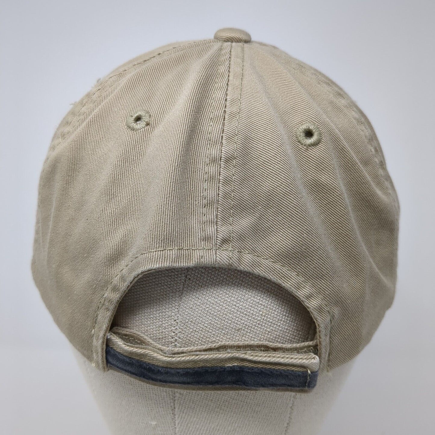 Idaho Governor's Challenge Strapback Hat Tan One Size Embroidered
