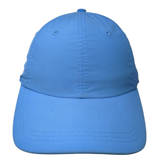 A New Day Strapback Hat Blue One Size Adjustable Solid 6 Panel Blank