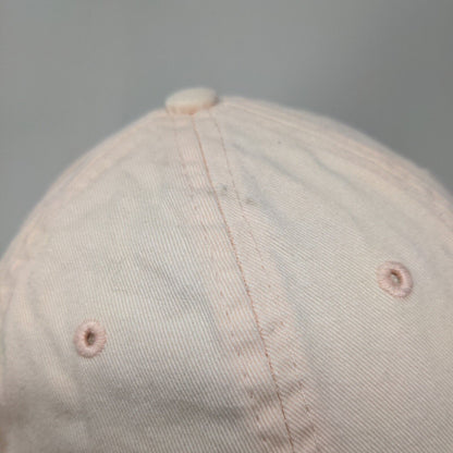 Unbranded Strapback Hat Pink OSFM Adjustable 6 Panel Vent Holes Blank