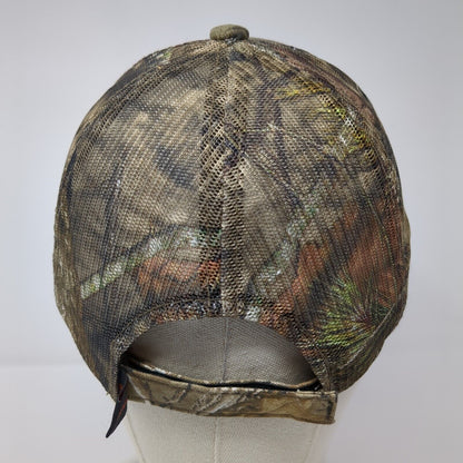 Signatures Strapback Hat Camouflage One Size Adjustable Vented Holes Blank