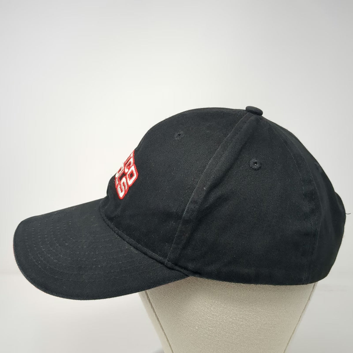 Matco Tools Baseball Cap Black One Size Embroidered Slideback Hat Red Trim