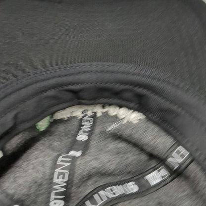 New Era Baseball Cap Gray Black One Size Intuit Wool Slideback Hat