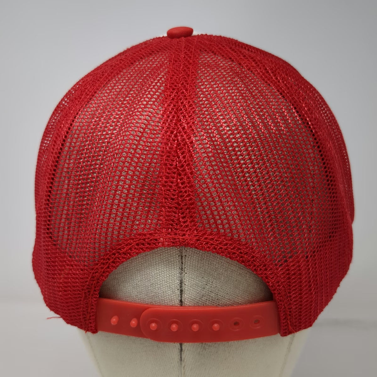 Trucker Hat Red White One Size Washington State Map Graphic Landmark Snapback