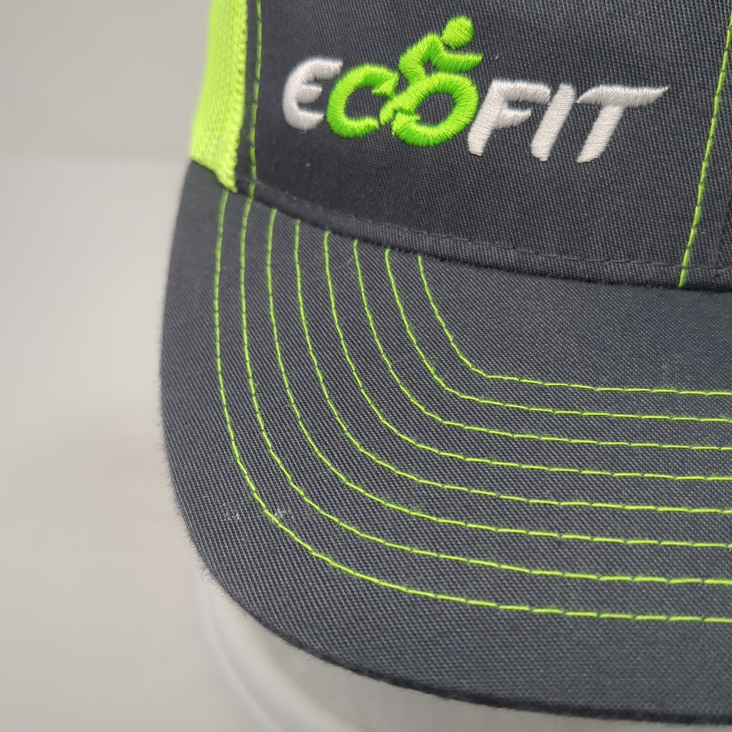 EcoFit Snapback Trucker Hat Multi One Size Mesh Back Pacific Headwear