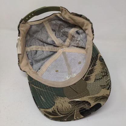 Unbranded Men's Snapback Hat Brown Camo Adjustable Embroidered OR Logo Cotton