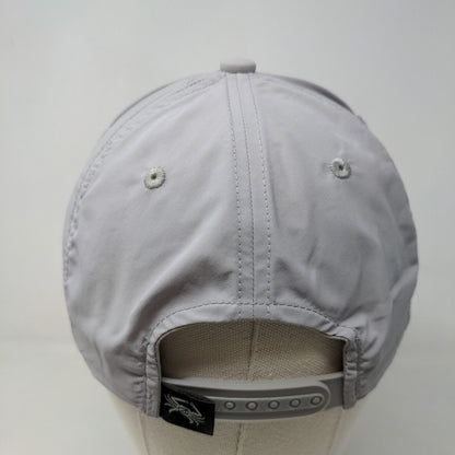 SWCO Men's Snapback Hat Gray Adjustable Embroidered Fishing Lure Logo Nylon