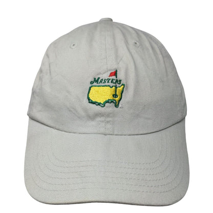 Masters Golf Slideback Hat Tan One Size Embroidered American Needle