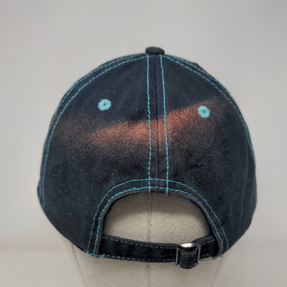 Pikes Peak Elevation 14,115 FT Slideback Hat Blue Embroidered 6 Panel