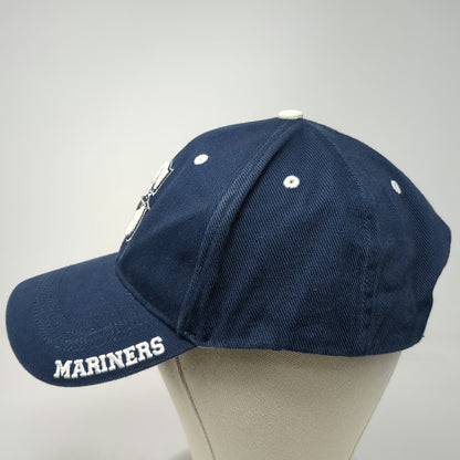 Seattle Mariners MLB T.E.I. Baseball Cap Blue OS Strapback Embroidered Logo Hat