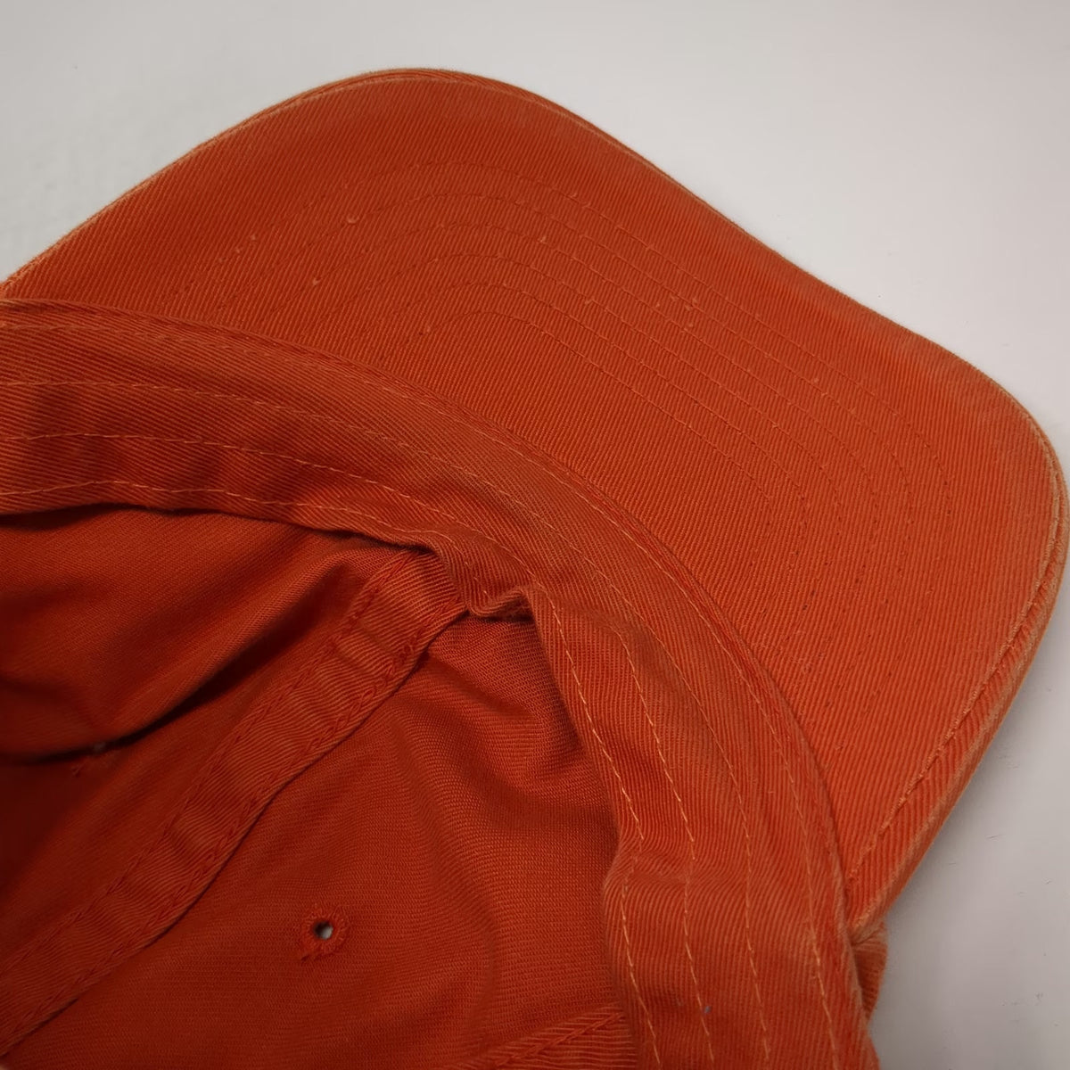 Gap Baseball Cap Orange L Adjustable Cotton Slideback Blank Hat