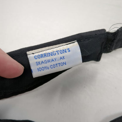 Corrington's Visor Black One Size Skagway Brewing Co Embroidered Brewery Hat