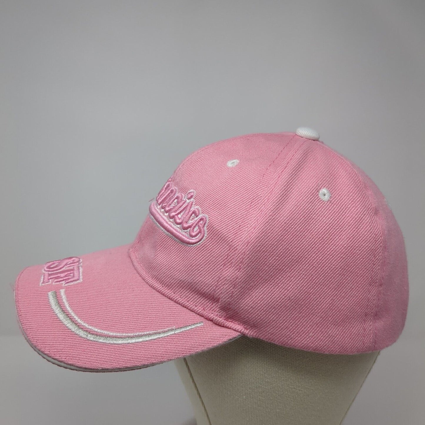 San Francisco Strapback Hat Pink One Size Adjustable Embroidered 6 Panel Lanza