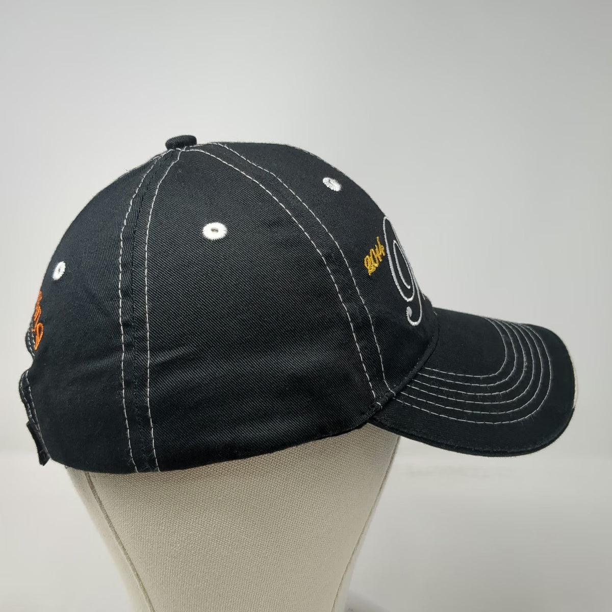 Black Baseball Cap One Size 2014 Pennsylvania Derby Parx Racing Strapback Hat
