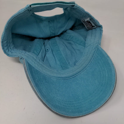 Hot Mess Strapback Hat Blue One Size Adjustable 6 Panel Anvil