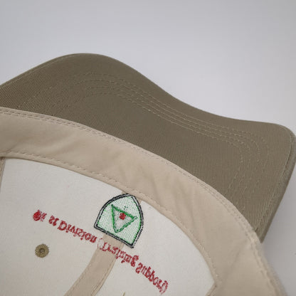91st Division Training Support Snapback Hat Brown One Size Adjustable