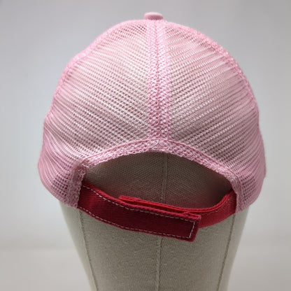 Lake Hair Don't Care Strapback Trucker Hat Multi One Size Adjustable Mesh Back