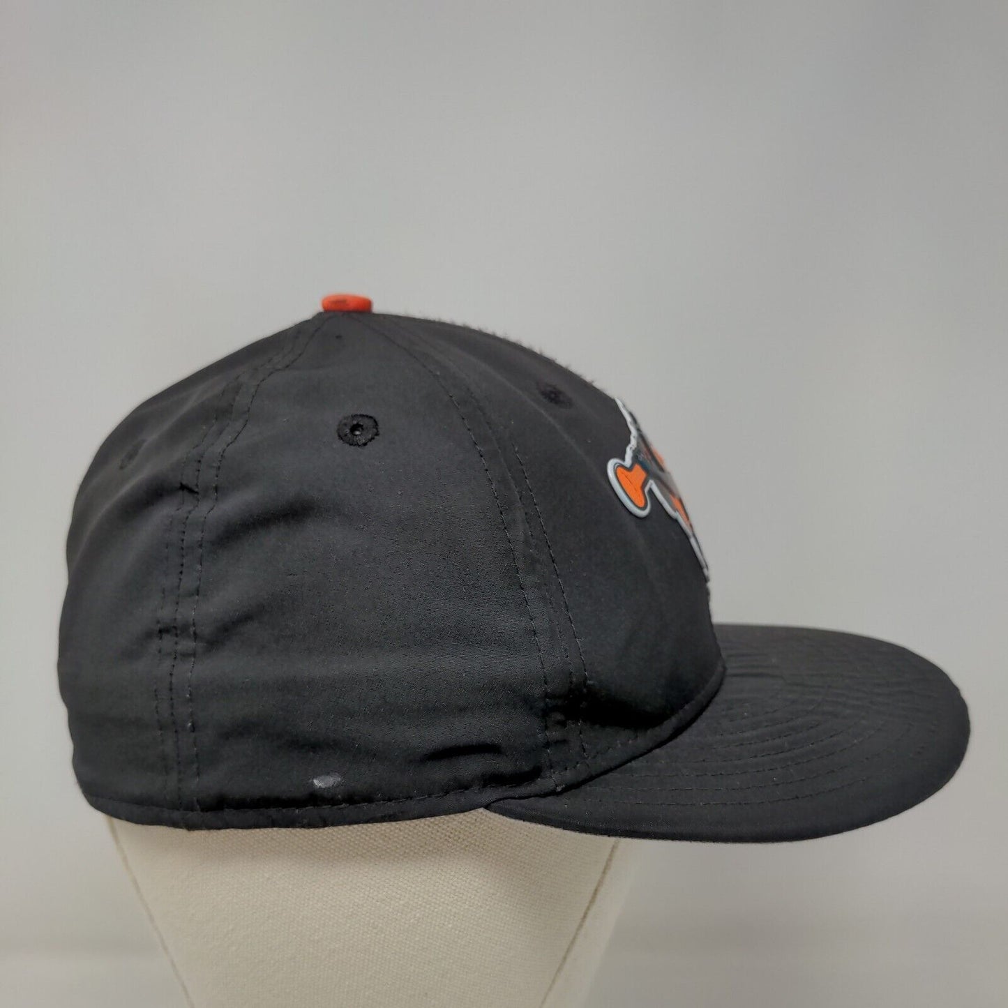 New Era Men's 59Fifty Fitted Hat Black 7 1/4 Baltimore Orioles 3D Bird Logo MLB