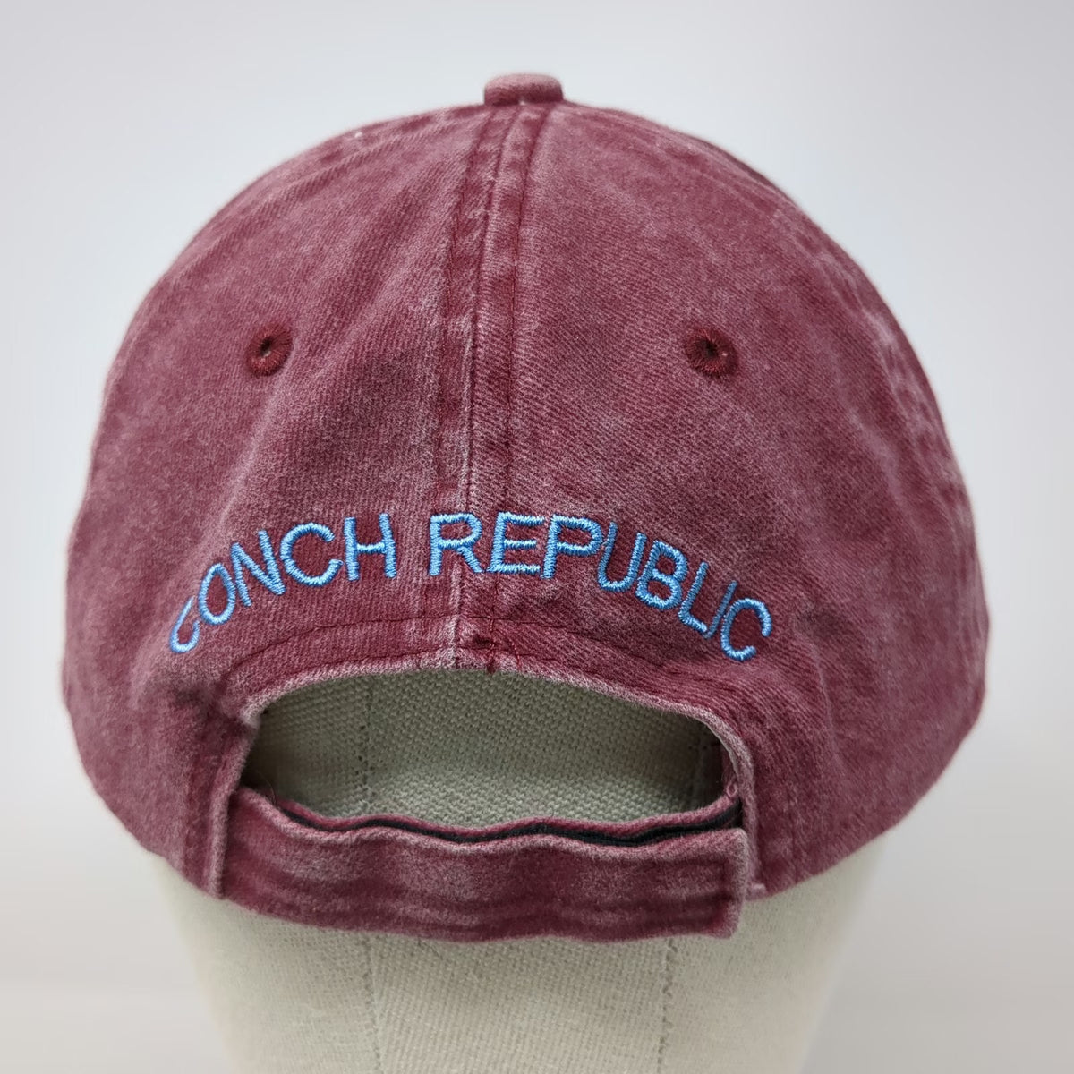 Distinctive Headwear Baseball Cap Red OSFM Key West Rooster Conch Republic Hat