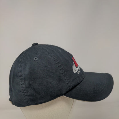 HCM Hells Canyon Machine Strapabck Hat Black One Size Adjustable Port Authority