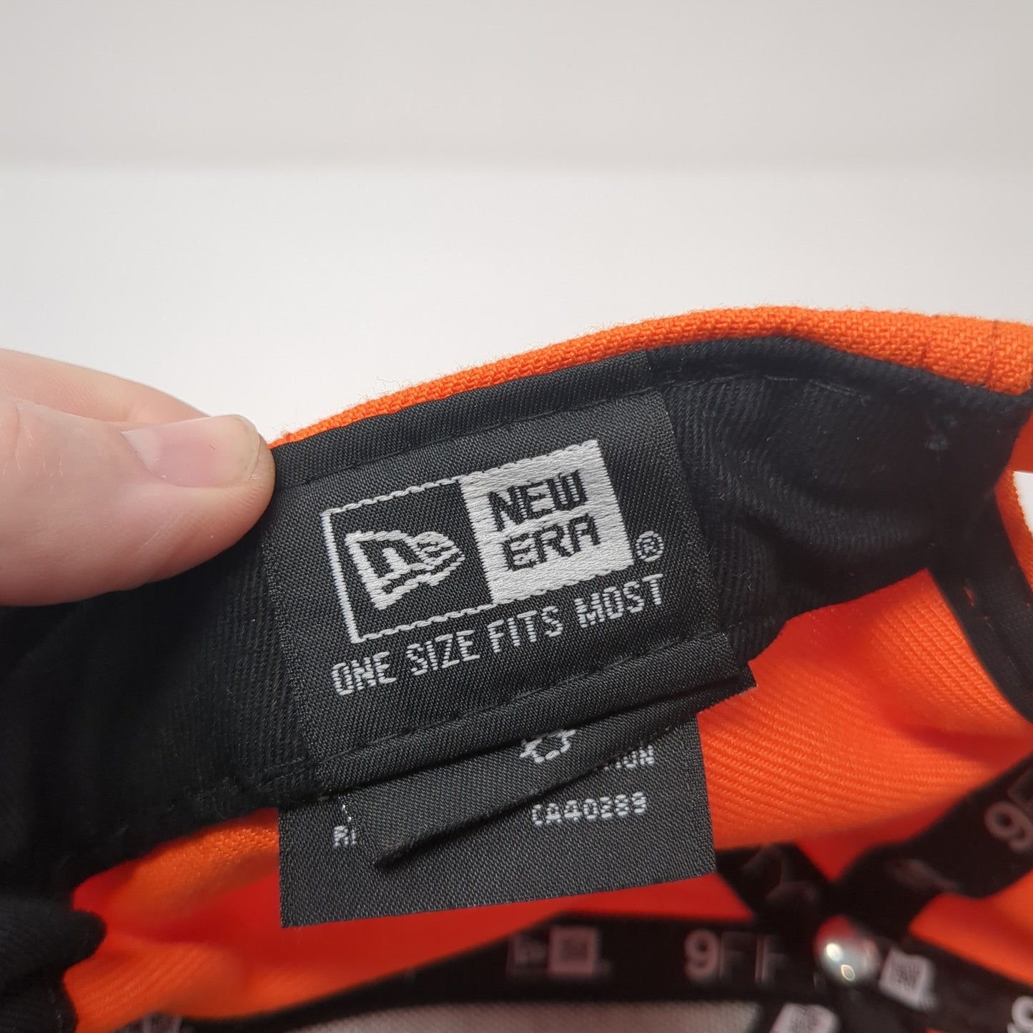 KTM Snapback Hat Orange One Size Adjustable Colorblock New Era 6 Panel