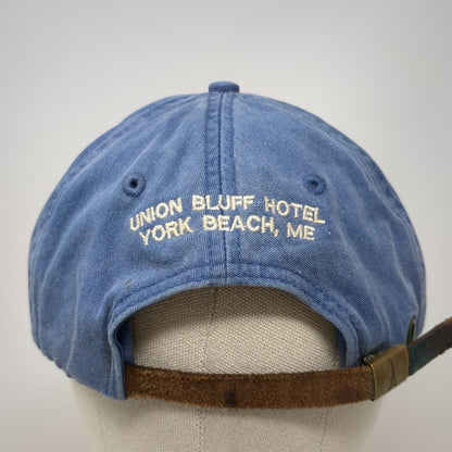 Adams Baseball Cap Blue One Size Strapback Union Bluff Hotel York Beach ME Hat
