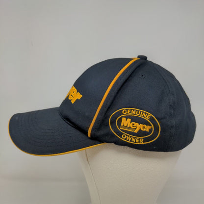 Meyer ROC Men's Strapback Hat Blue Yellow Embroidered Logo Reliable Over Time