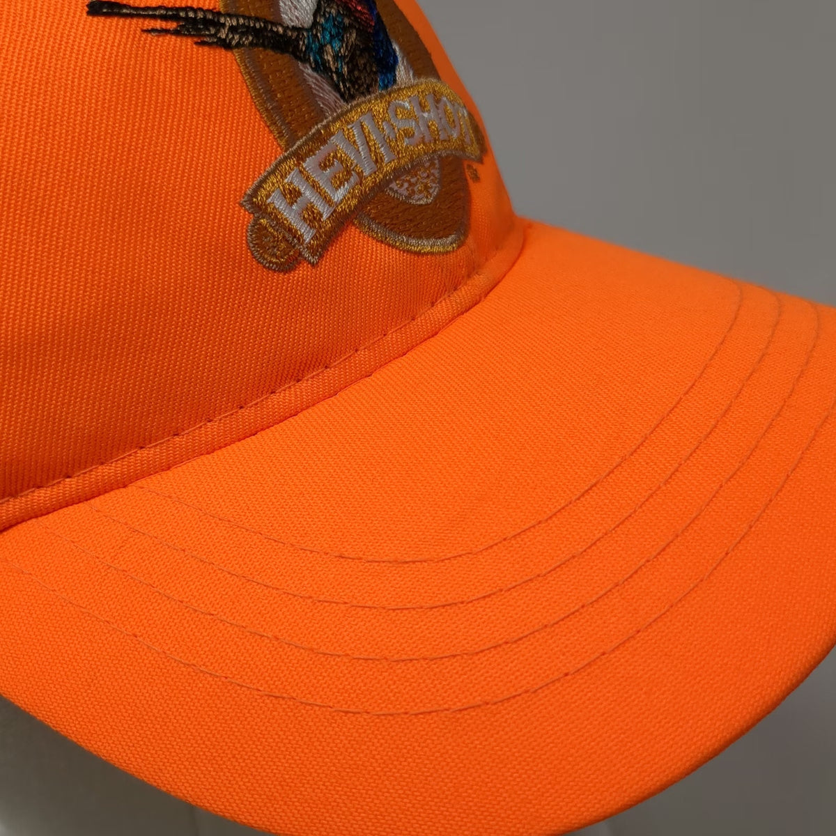Hevi-Shot Baseball Cap Orange One Size Trucker Hat Mesh Back Strapback Pheasant